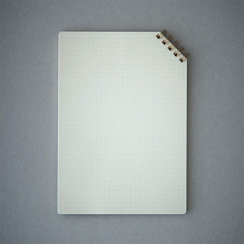 IPPINKA Japanese Ring Notebook, Grey, Dot Grid - Image 2
